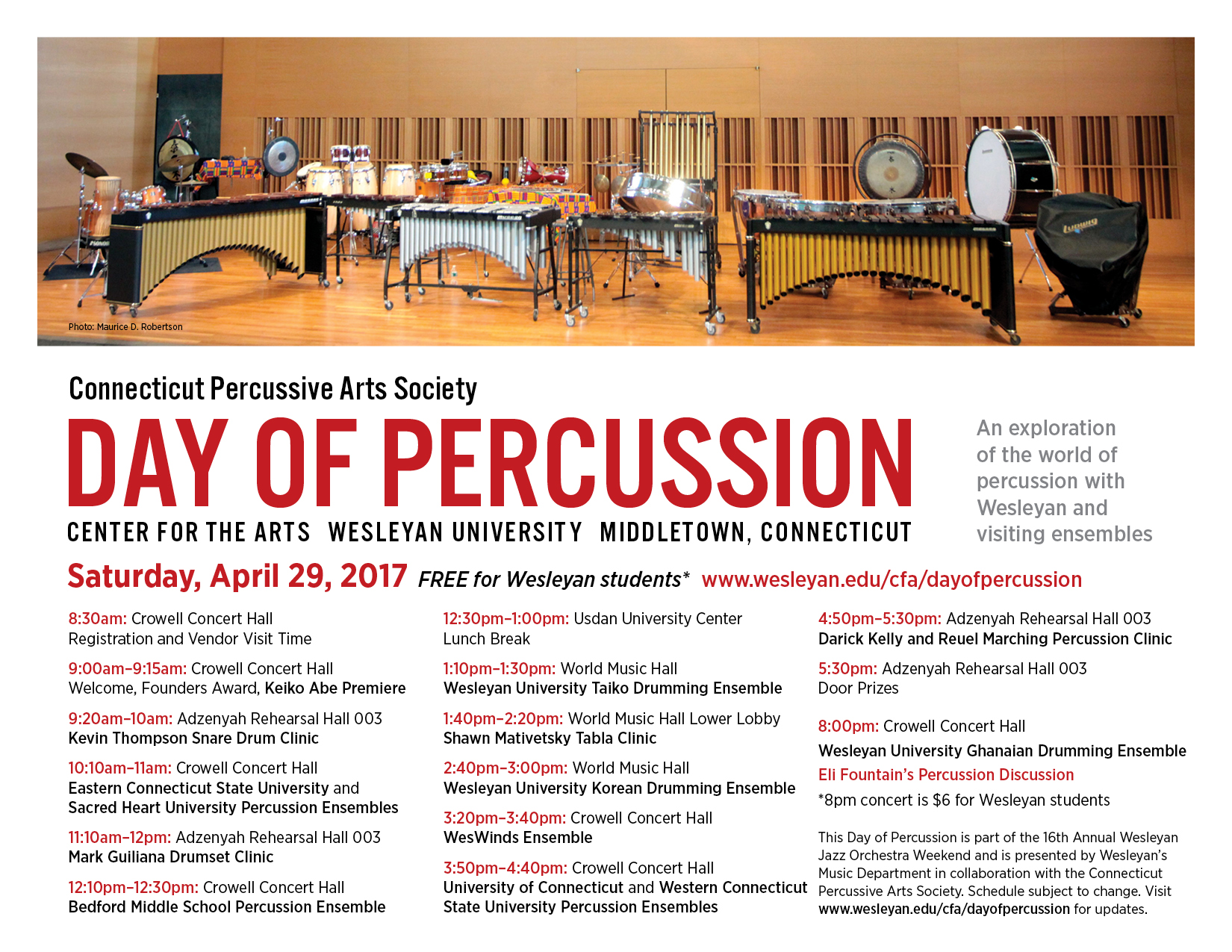 day of percussion